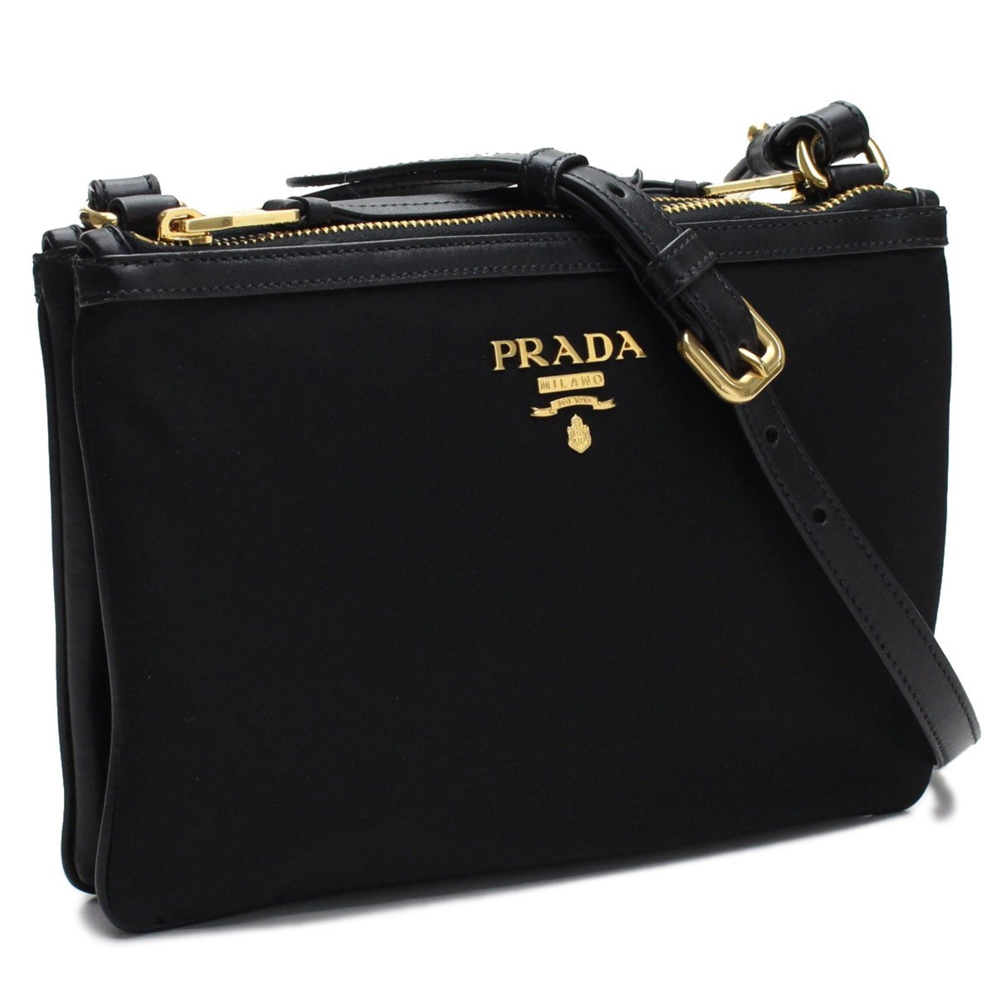 Home & Garden - Luggage - Prada Logo Tessuto Nylon Soft Calf Trim