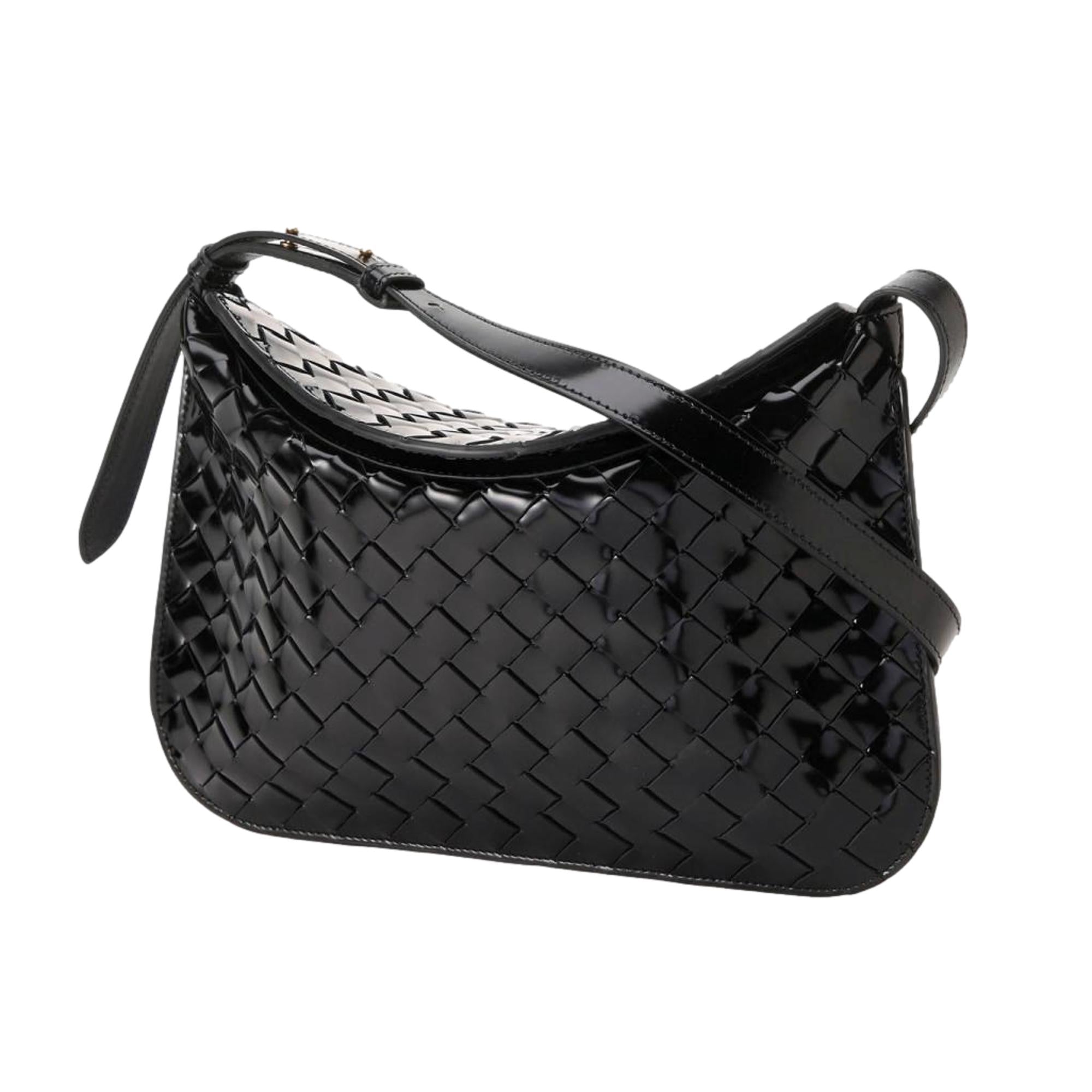 Clothing & Shoes - Handbags - Bottega Veneta Intrecciato Patent 