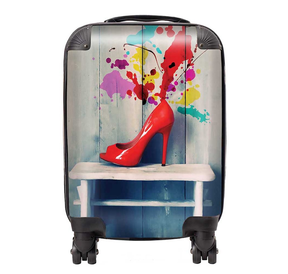 Image 889823.jpg, Product 889-823 / Price $244.95 - $379.95, Retro Red Shoes Suitcase from Warren Reed on TSC.ca's Home & Garden department
