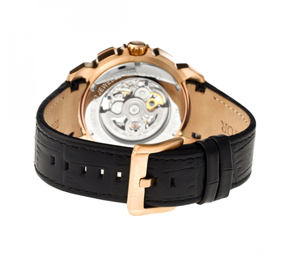 Image 889869_ALTMORE1.jpg, Product 889-869 / Price $153.20, Heritor Automatic Conrad Skeleton Leather-Band Watch from Heritor on TSC.ca's Jewellery department