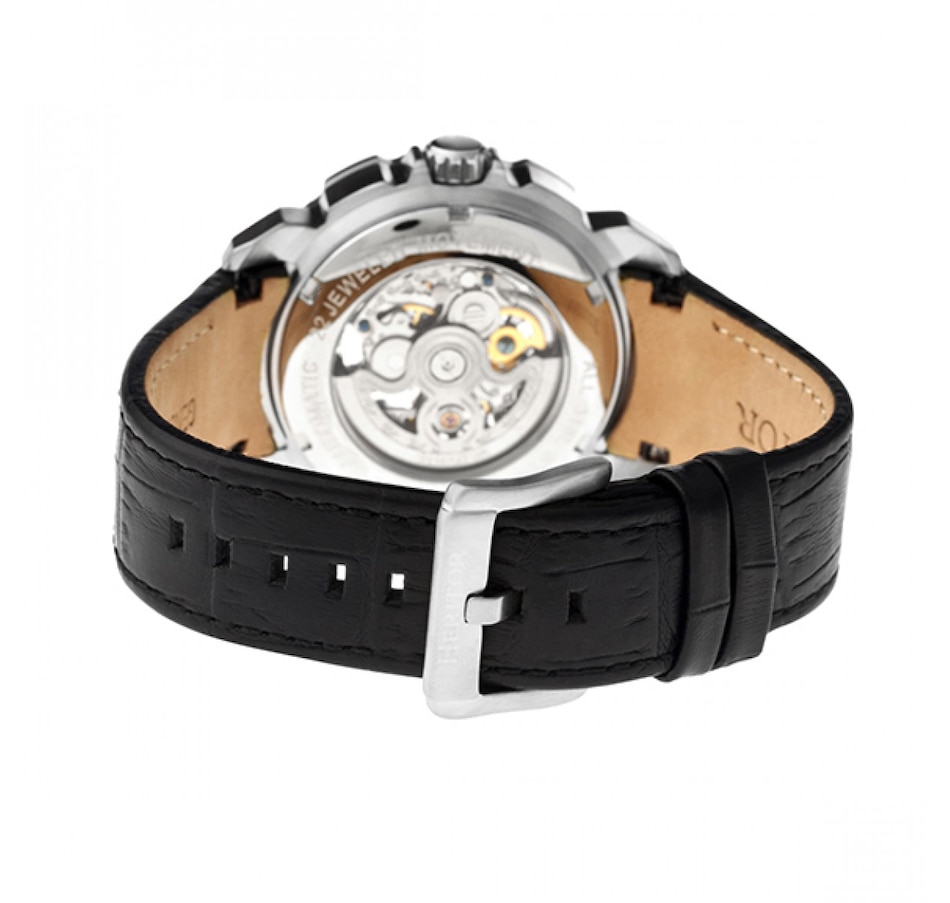 Image 889869_ALTMORE3.jpg, Product 889-869 / Price $153.20, Heritor Automatic Conrad Skeleton Leather-Band Watch from Heritor on TSC.ca's Jewellery department
