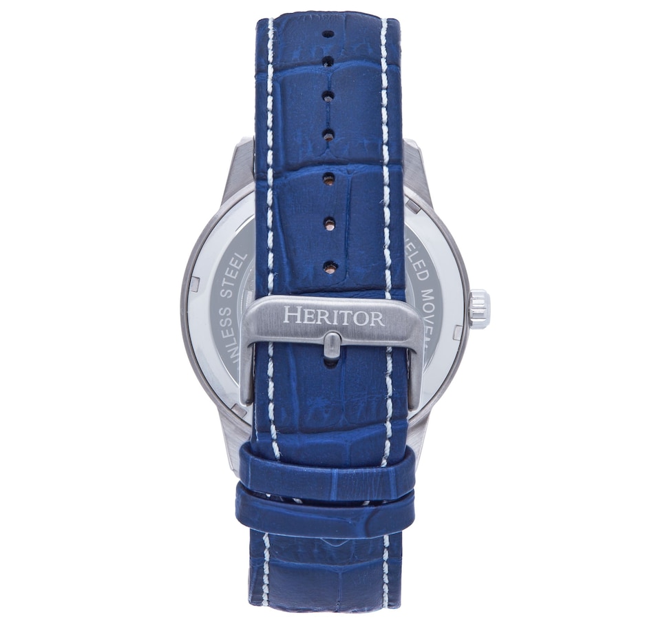 Image 889872_ALTMORE1.jpg, Product 889-872 / Price $143.05 - $152.74, Heritor Automatic Davies Semi-Skeleton Leather-Band Watch from Heritor on TSC.ca's Jewellery department