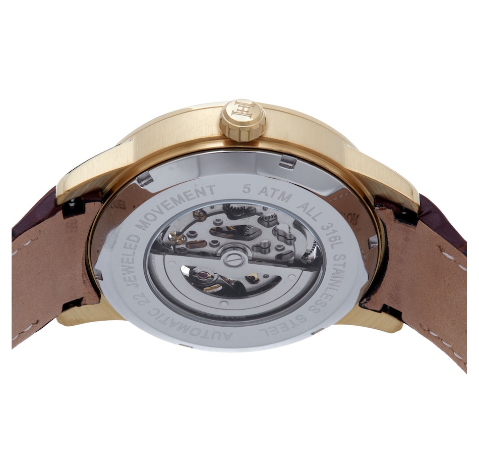 Image 889872_ALTMORE17.jpg, Product 889-872 / Price $143.05 - $152.74, Heritor Automatic Davies Semi-Skeleton Leather-Band Watch from Heritor on TSC.ca's Jewellery department
