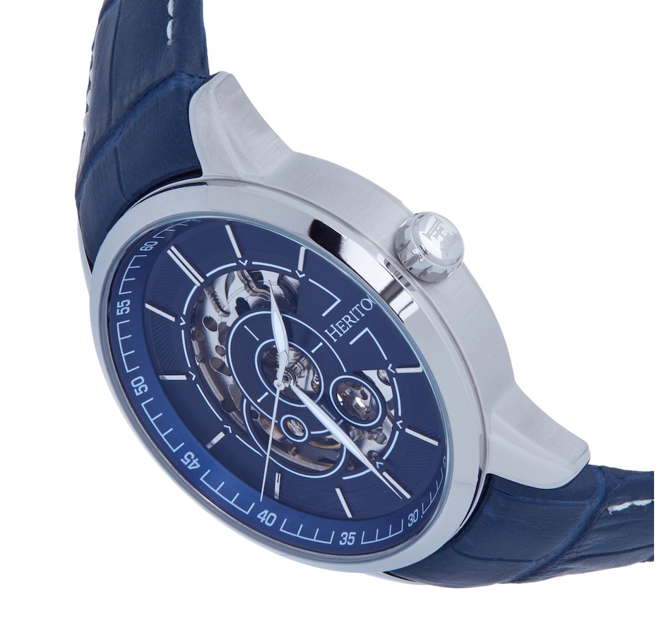 Image 889872_ALTMORE2.jpg, Product 889-872 / Price $143.05 - $152.74, Heritor Automatic Davies Semi-Skeleton Leather-Band Watch from Heritor on TSC.ca's Jewellery department
