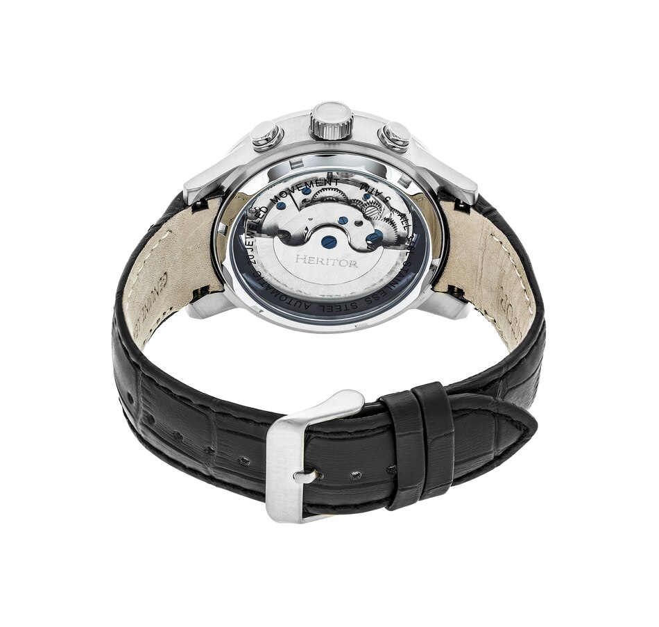 Image 889874_ALTMORE7.jpg, Product 889-874 / Price $162.30 - $162.31, Heritor Automatic Hannibal Semi-Skeleton Leather-Band Watch from Heritor on TSC.ca's Jewellery department
