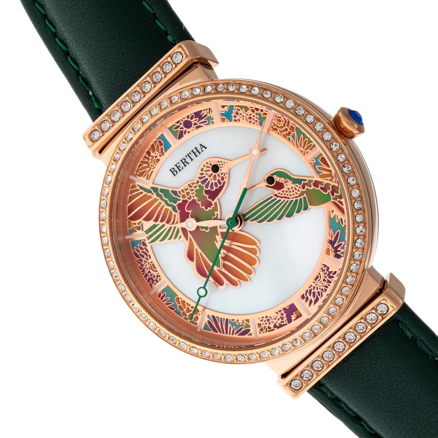 Image 889877_ALTMORE2.jpg, Product 889-877 / Price $114.12, Bertha Emily Mother-Of-Pearl Leather-Band Watch from Bertha on TSC.ca's Jewellery department