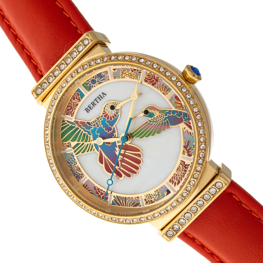 Image 889877_ALTMORE4.jpg, Product 889-877 / Price $114.12, Bertha Emily Mother-Of-Pearl Leather-Band Watch from Bertha on TSC.ca's Jewellery department
