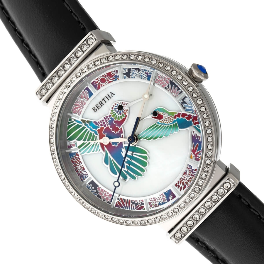 Image 889877_ALTMORE6.jpg, Product 889-877 / Price $114.12, Bertha Emily Mother-Of-Pearl Leather-Band Watch from Bertha on TSC.ca's Jewellery department