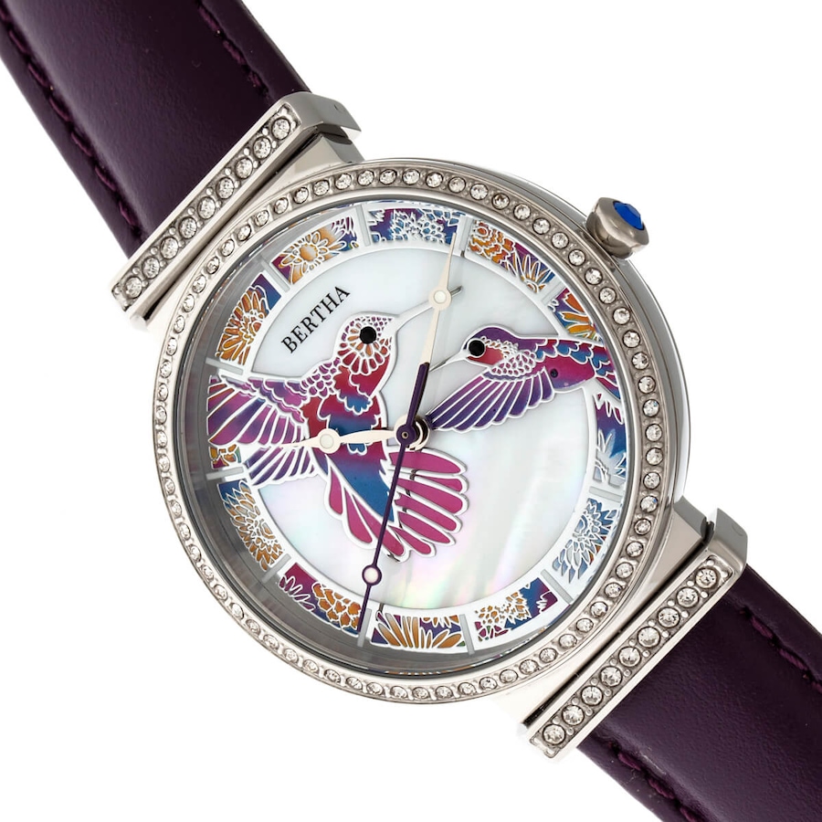 Image 889877_ALTMORE8.jpg, Product 889-877 / Price $114.12, Bertha Emily Mother-Of-Pearl Leather-Band Watch from Bertha on TSC.ca's Jewellery department