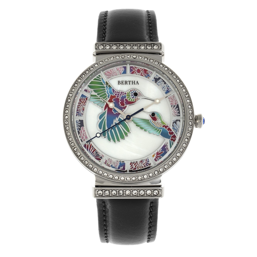 Image 889877_ST03.jpg, Product 889-877 / Price $114.12, Bertha Emily Mother-Of-Pearl Leather-Band Watch from Bertha on TSC.ca's Jewellery department