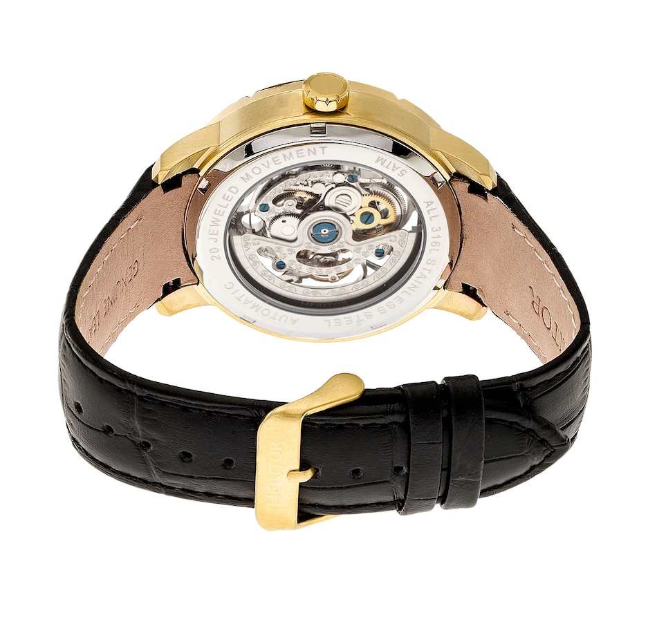 Image 889880_ALTMORE3.jpg, Product 889-880 / Price $161.84, Heritor Automatic Ryder Skeleton Leather-Band Watch from Heritor on TSC.ca's Jewellery department