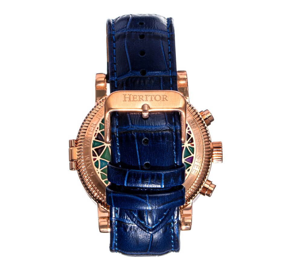 Image 889882_ALTMORE7.jpg, Product 889-882 / Price $183.68, Heritor Automatic Legacy Leather-Band Watch w/Day/Date from Heritor on TSC.ca's Jewellery department