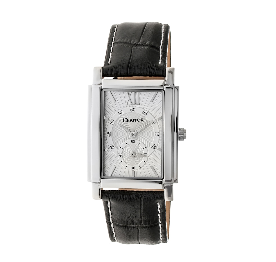 Image 889887_ST06.jpg, Product 889-887 / Price $148.56 - $170.40, Heritor Automatic Frederick Leather-Band Watch from Heritor on TSC.ca's Jewellery department