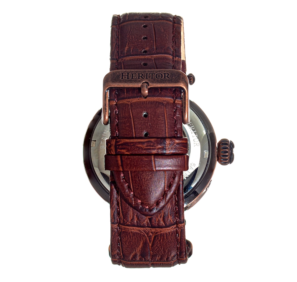 Image 889892_ALTMORE1.jpg, Product 889-892 / Price $146.65 - $170.65, Heritor Automatic Ganzi Semi-Skeleton Leather-Band Watch from Heritor on TSC.ca's Jewellery department