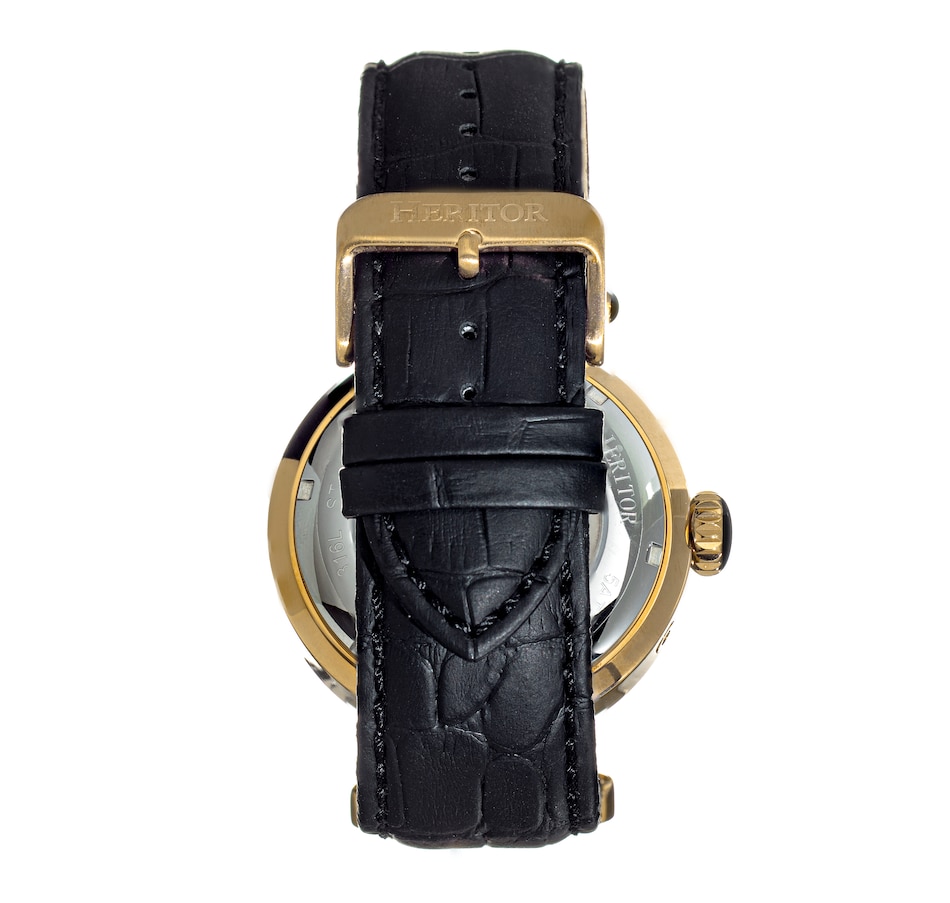 Image 889892_ALTMORE3.jpg, Product 889-892 / Price $146.65 - $170.65, Heritor Automatic Ganzi Semi-Skeleton Leather-Band Watch from Heritor on TSC.ca's Jewellery department