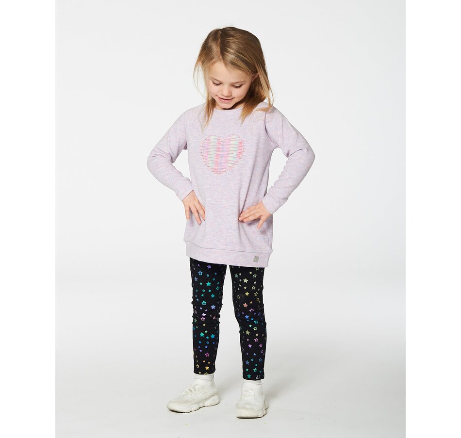 Super Soft Tunic With Heart Light Purple Mix Super Soft Tunic With Heart Light Purple Mix