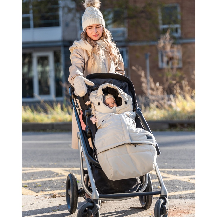 Image 890571_ALTMORE1.jpg, Product 890-571 / Price $144.00, Evolutive Baby Footmuff Silver White from Deux par Deux on TSC.ca's Fashion department