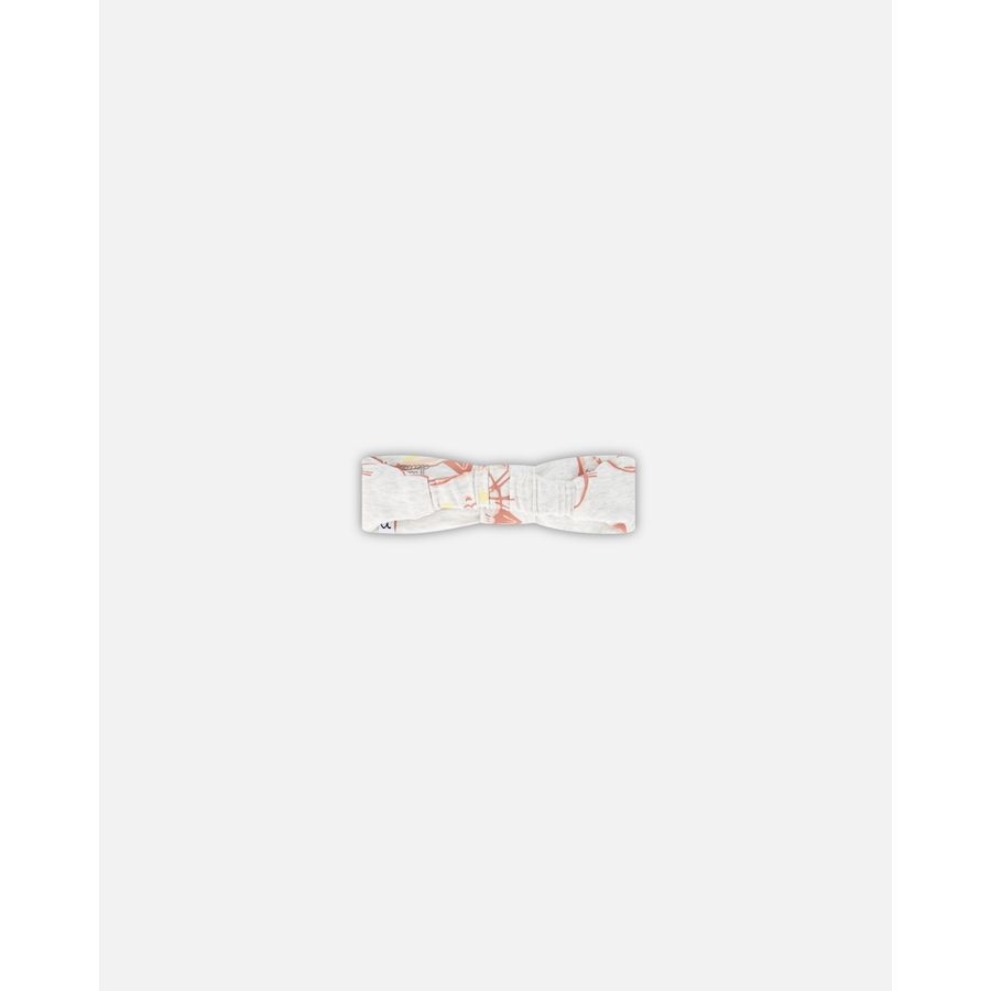Image 890609_ALTMORE7.jpg, Product 890-609 / Price $14.00, Organic Cotton Headband Heather Beige With Printed Cat from Deux par Deux on TSC.ca's Fashion department