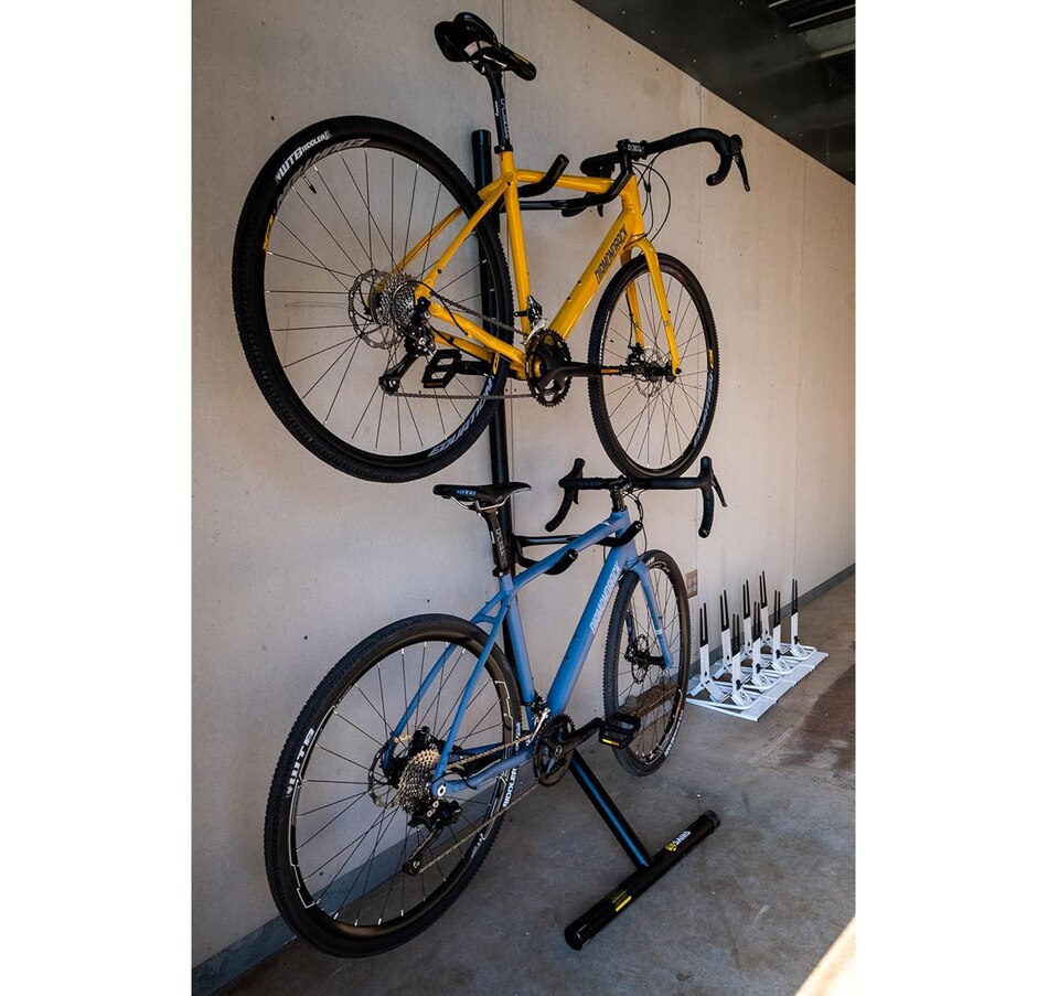 Image 891048_ALTMORE4.jpg, Product 891-048 / Price $259.99, Saris Bike Bunk Bicycle Stand, In-Home Bike Stand with Adjustable Arms, 2 Bikes from Saris on TSC.ca's Health & Fitness department