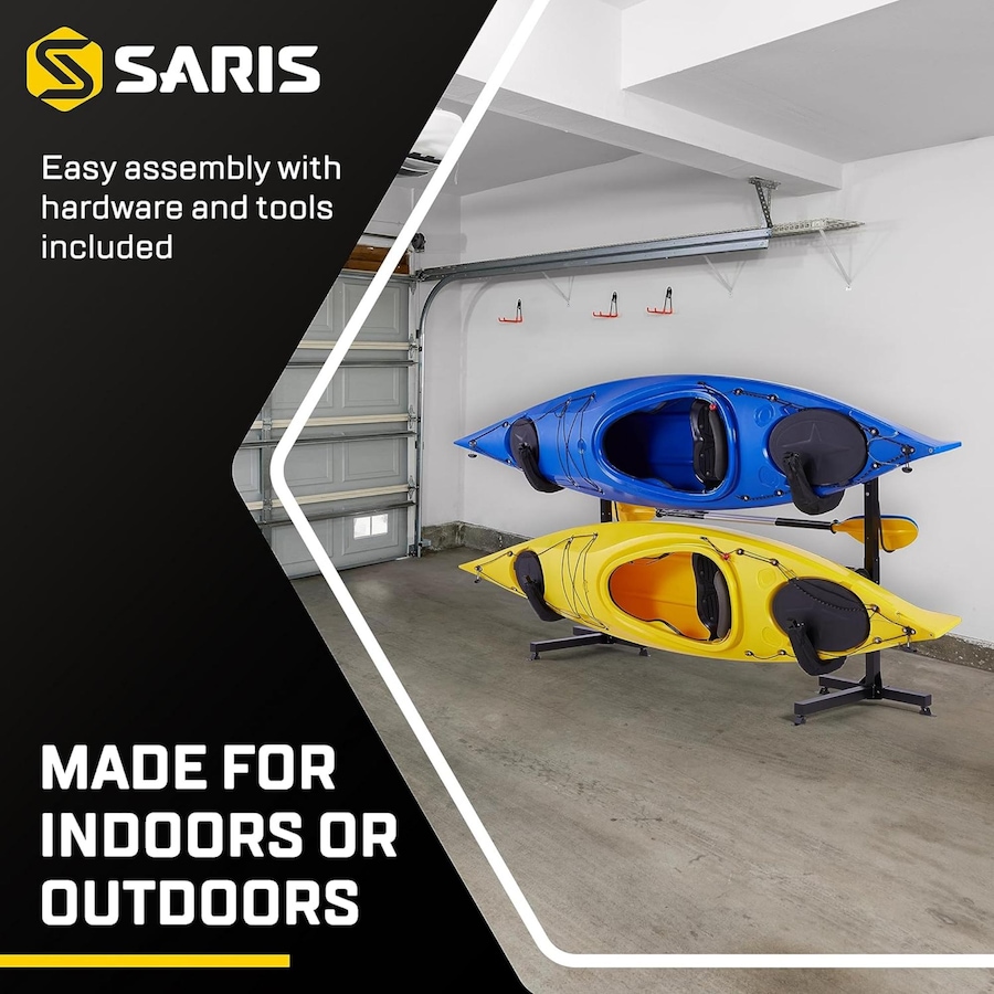 Image 891063_ALTMORE4.jpg, Product 891-063 / Price $233.96, Saris Kayak Storage Rack, Freestanding Kayak Rack for Two-Kayak, SUP, Canoe & Paddleboard from Saris on TSC.ca's Health & Fitness department