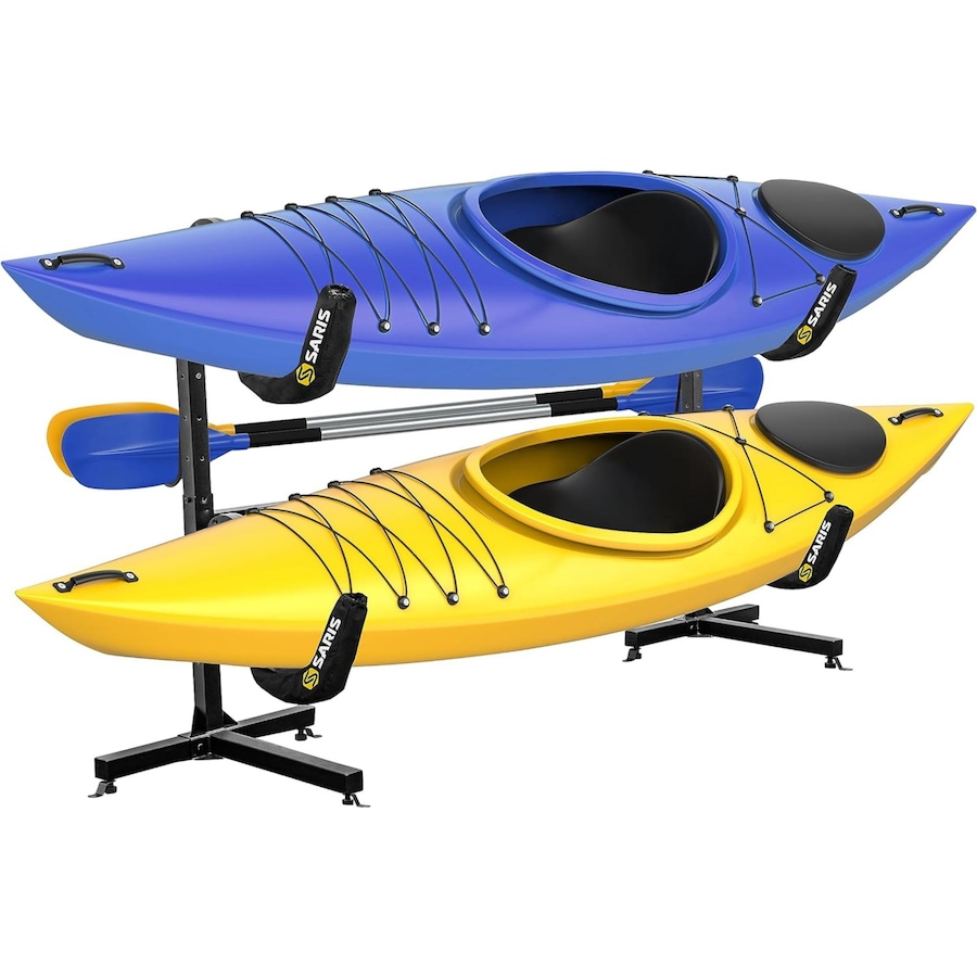 Image 891063_ST01.jpg, Product 891-063 / Price $233.96, Saris Kayak Storage Rack, Freestanding Kayak Rack for Two-Kayak, SUP, Canoe & Paddleboard from Saris on TSC.ca's Health & Fitness department