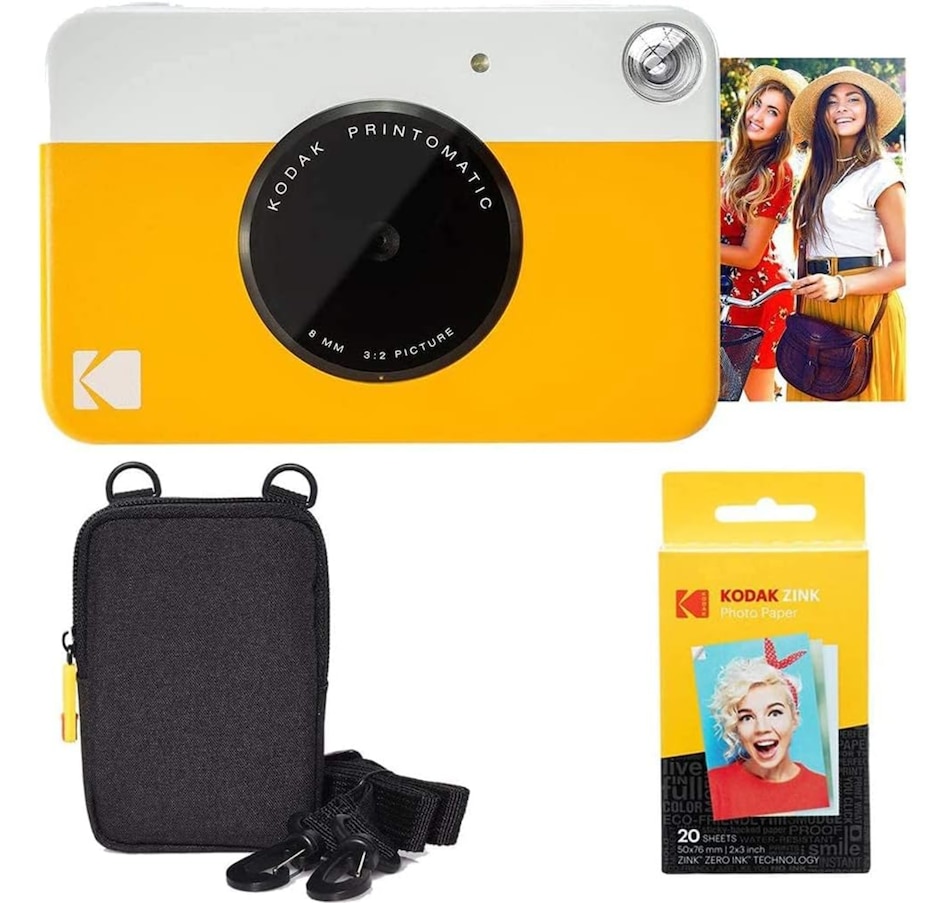 Image 891072_ST04.jpg, Product 891-072 / Price $119.99, Kodak Printomatic Instant Print Camera (Gray) & Zink Photo Paper (20 Sheets) Basic Bundle from Kodak on TSC.ca's Toys & Hobbies department