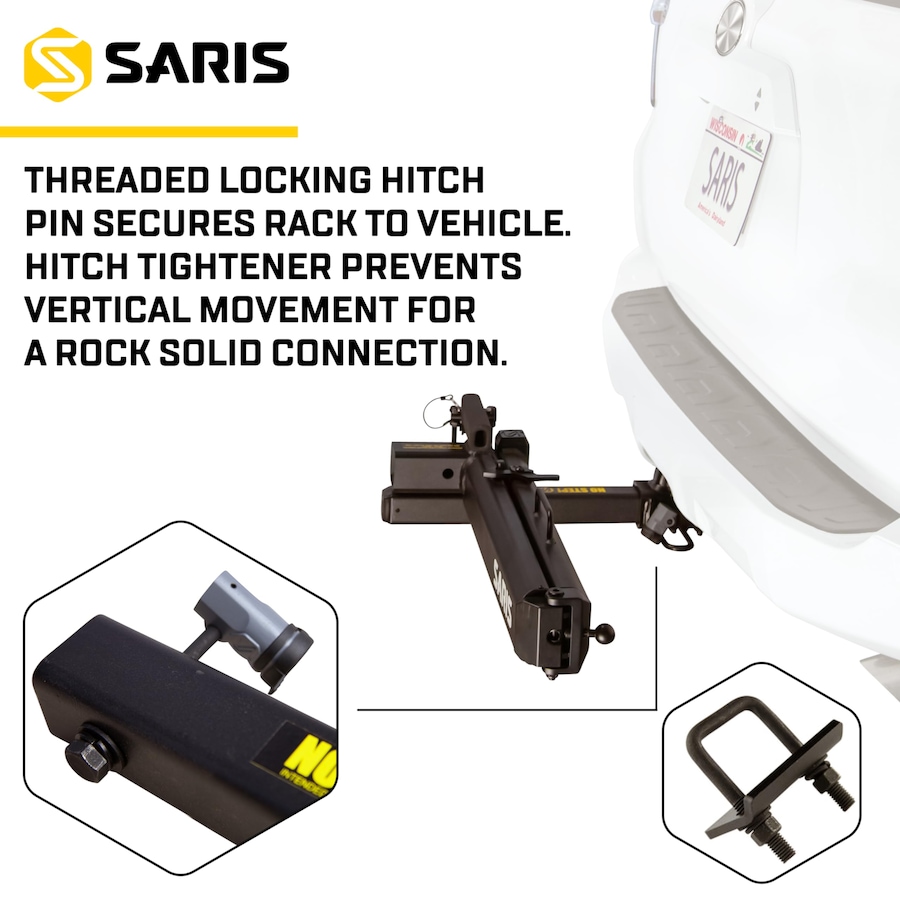 Image 891079_ALTMORE4.jpg, Product 891-079 / Price $449.99, Saris Swing Away Accessory, 2" Hitch Tire Carrier Swing Adapter - Black from Saris on TSC.ca's Health & Fitness department