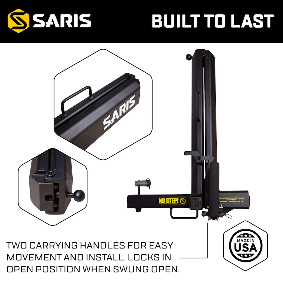 Image 891079_ALTMORE6.jpg, Product 891-079 / Price $449.99, Saris Swing Away Accessory, 2" Hitch Tire Carrier Swing Adapter - Black from Saris on TSC.ca's Health & Fitness department