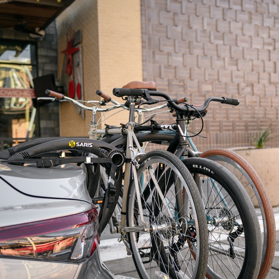 Image 891080_ALTMORE5.jpg, Product 891-080 / Price $299.99, Saris Bike Racks, Bones Car Trunk Bicycle Rack Carrier, Mounts 3 Bikes, Black from Saris on TSC.ca's Health & Fitness department