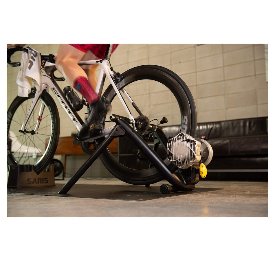 Image 891083_ALTMORE5.jpg, Product 891-083 / Price $268.99, Saris Fluid2 Bike Trainer Stand, Zwift App Compatible, Foldable Frame Indoor Bike Trainer, Black from Saris on TSC.ca's Health & Fitness department