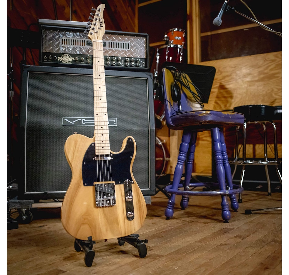 Image 891099_ALTMORE18.jpg, Product 891-099 / Price $189.99, LyxPro 39” Electric Guitar TL Series, Solid Body Guitar W/3-Way Switch & Tone Controls - Green from LyxPro on TSC.ca's Toys & Hobbies department