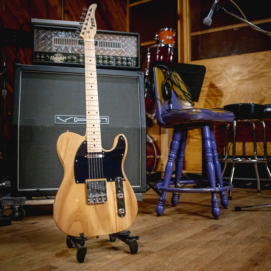 Image 891099_ALTMORE18.jpg, Product 891-099 / Price $189.99, LyxPro 39” Electric Guitar TL Series, Solid Body Guitar W/3-Way Switch & Tone Controls - Green from LyxPro on TSC.ca's Toys & Hobbies department