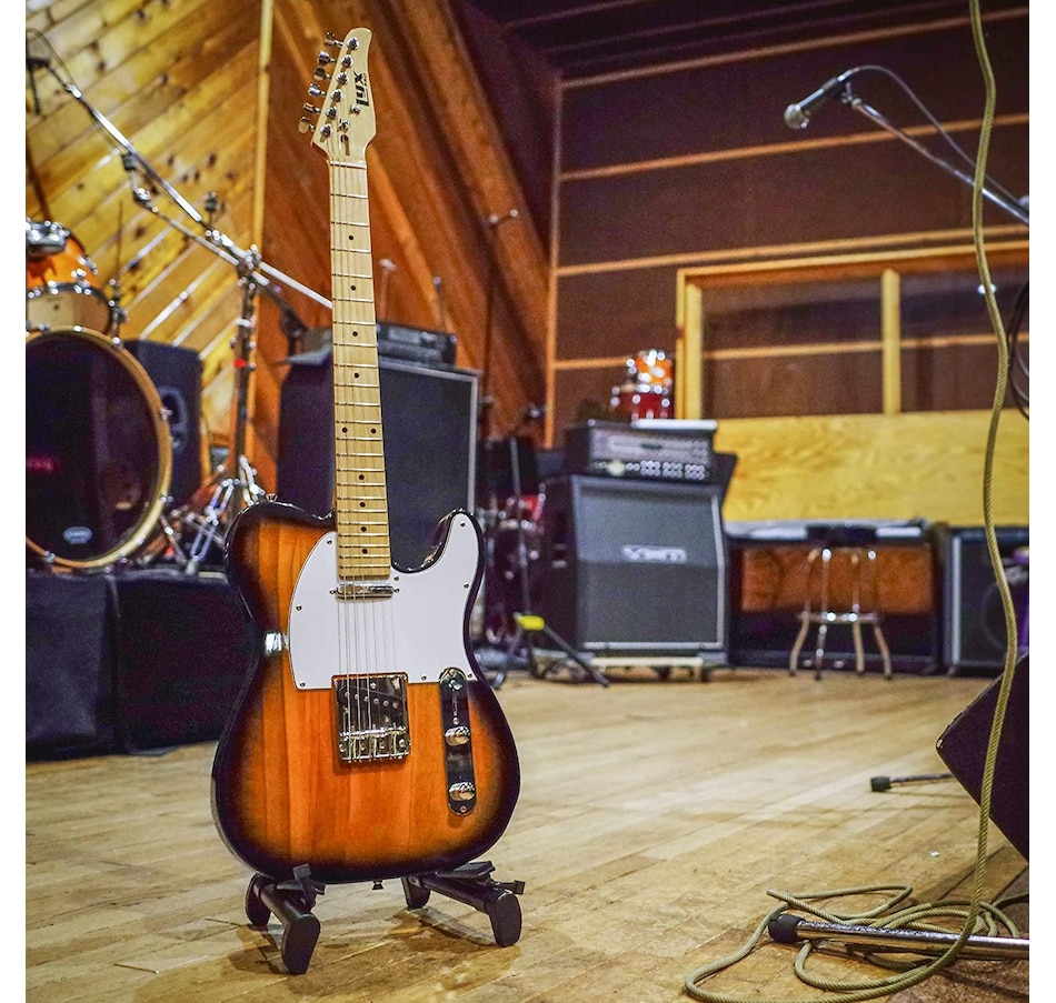 Image 891099_ALTMORE24.jpg, Product 891-099 / Price $189.99, LyxPro 39” Electric Guitar TL Series, Solid Body Guitar W/3-Way Switch & Tone Controls - Green from LyxPro on TSC.ca's Toys & Hobbies department