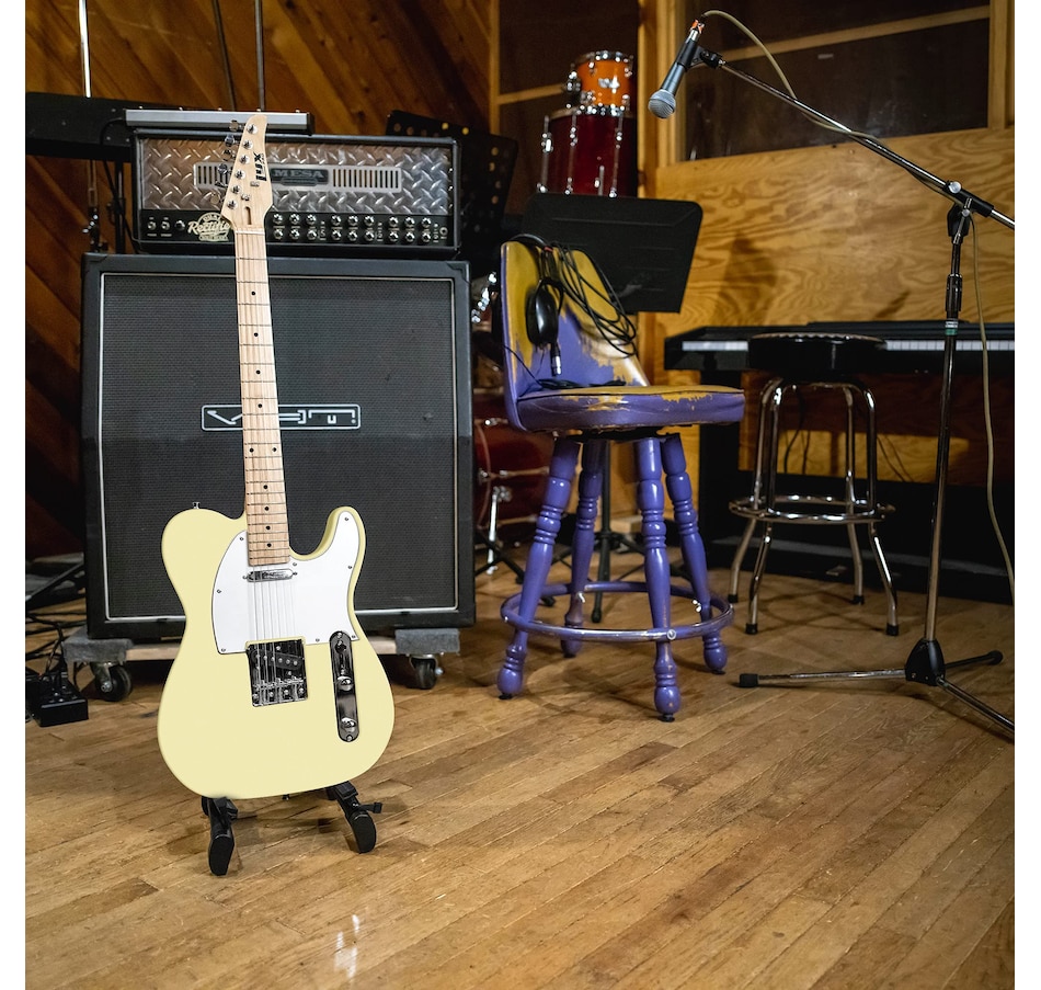 Image 891099_ALTMORE29.jpg, Product 891-099 / Price $189.99, LyxPro 39” Electric Guitar TL Series, Solid Body Guitar W/3-Way Switch & Tone Controls - Green from LyxPro on TSC.ca's Toys & Hobbies department