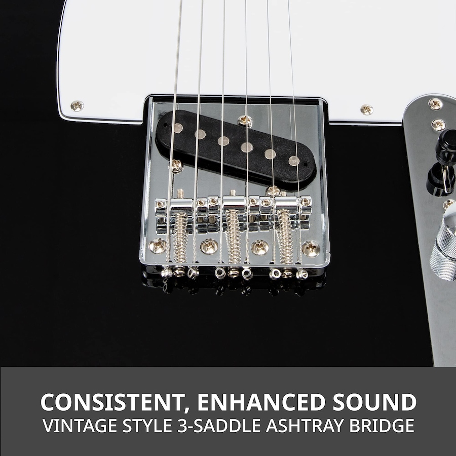 Image 891099_ALTMORE30.jpg, Product 891-099 / Price $189.99, LyxPro 39” Electric Guitar TL Series, Solid Body Guitar W/3-Way Switch & Tone Controls - Green from LyxPro on TSC.ca's Toys & Hobbies department