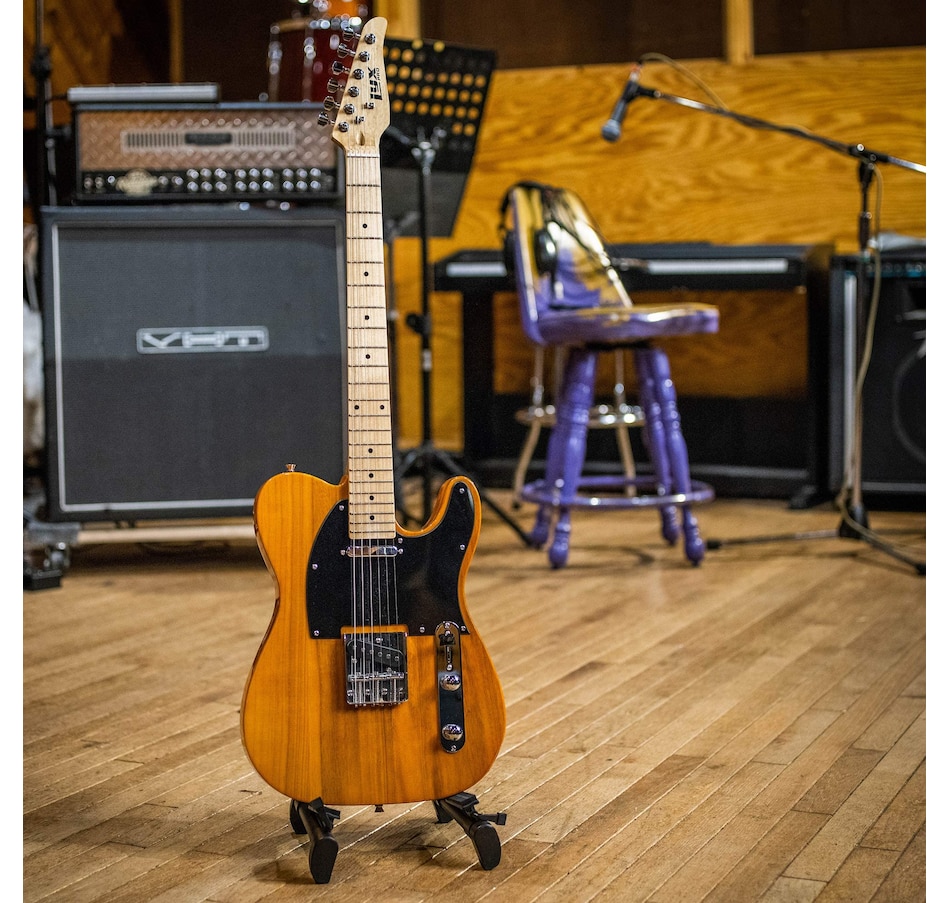 Image 891099_ALTMORE7.jpg, Product 891-099 / Price $189.99, LyxPro 39” Electric Guitar TL Series, Solid Body Guitar W/3-Way Switch & Tone Controls - Green from LyxPro on TSC.ca's Toys & Hobbies department