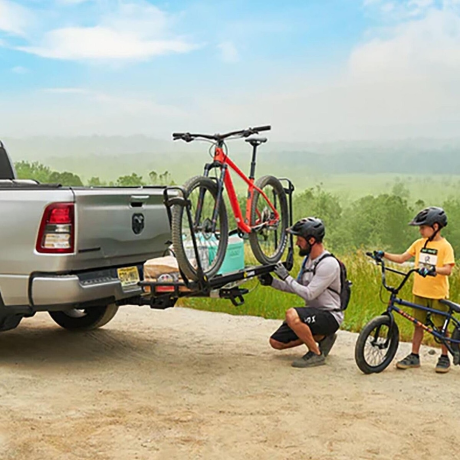 Image 891107_ALTMORE4.jpg, Product 891-107 / Price $549.99, Saris MHS Cargo Basket Tray, Modular Hitch Cargo Carrier System for Cars, Trucks and SUVs from Saris on TSC.ca's Health & Fitness department