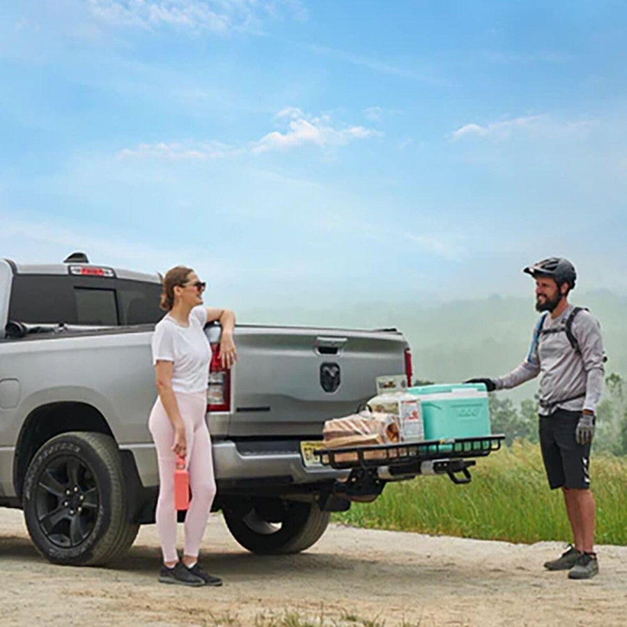 Image 891107_ALTMORE5.jpg, Product 891-107 / Price $549.99, Saris MHS Cargo Basket Tray, Modular Hitch Cargo Carrier System for Cars, Trucks and SUVs from Saris on TSC.ca's Health & Fitness department