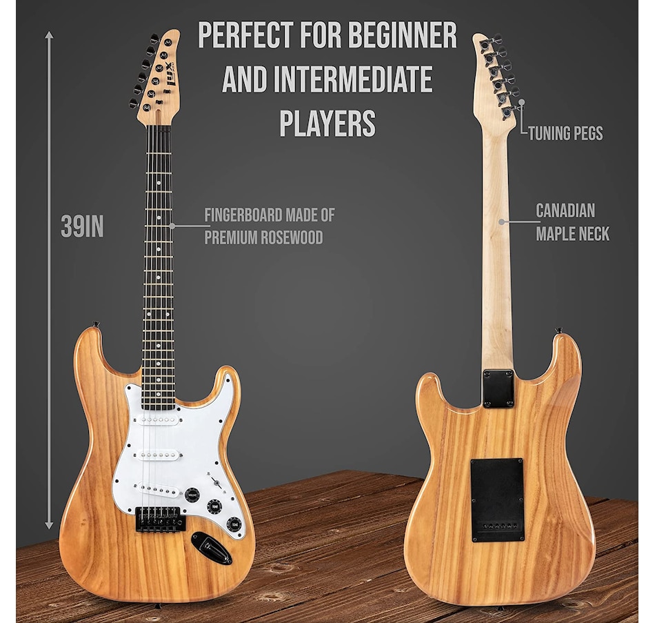 Image 891120_ALTMORE11.jpg, Product 891-120 / Price $169.99, LyxPro CS 39” Electric Guitar Kit for Beginner with Amp Cable, 6 Picks & Guide - Sunburst from LyxPro on TSC.ca's Toys & Hobbies department