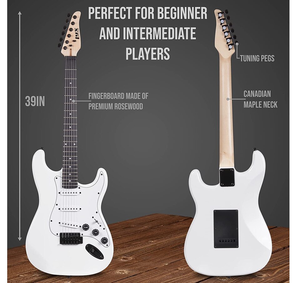 Image 891120_ALTMORE15.jpg, Product 891-120 / Price $169.99, LyxPro CS 39” Electric Guitar Kit for Beginner with Amp Cable, 6 Picks & Guide - Sunburst from LyxPro on TSC.ca's Toys & Hobbies department