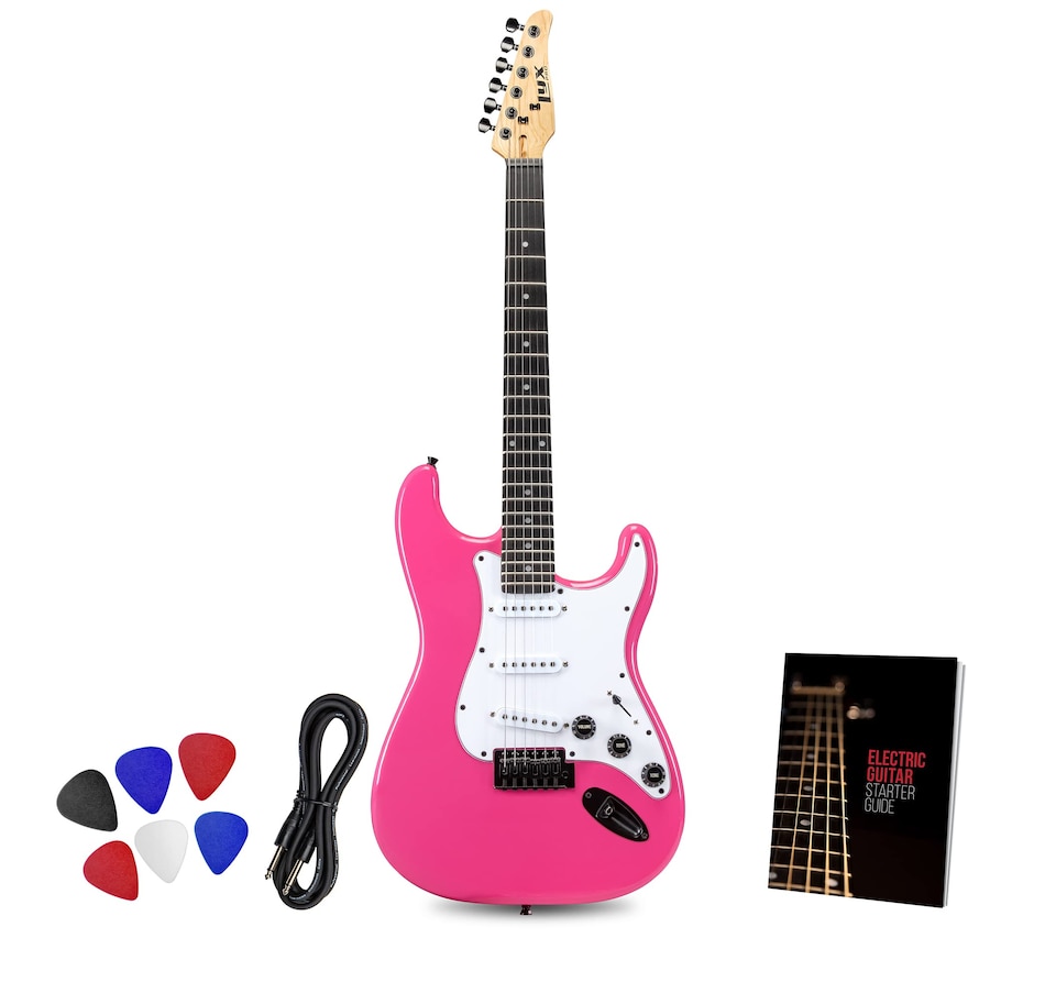 Image 891120_ST02.jpg, Product 891-120 / Price $169.99, LyxPro CS 39” Electric Guitar Kit for Beginner with Amp Cable, 6 Picks & Guide - Sunburst from LyxPro on TSC.ca's Toys & Hobbies department