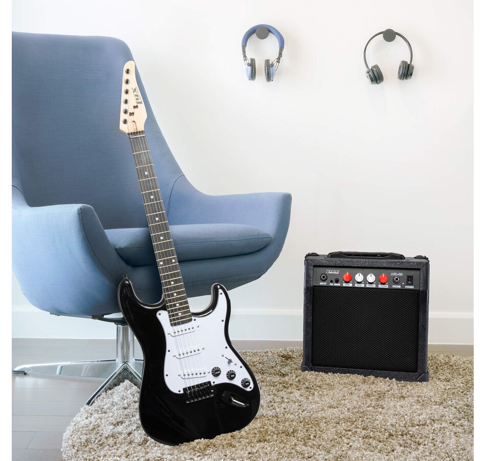 Image 891122_ALTMORE11.jpg, Product 891-122 / Price $239.99, LyxPro Electric Guitar Kit, 39” Electric Guitar with Amp & Electric Guitar Accessories, Sunburst from LyxPro on TSC.ca's Toys & Hobbies department