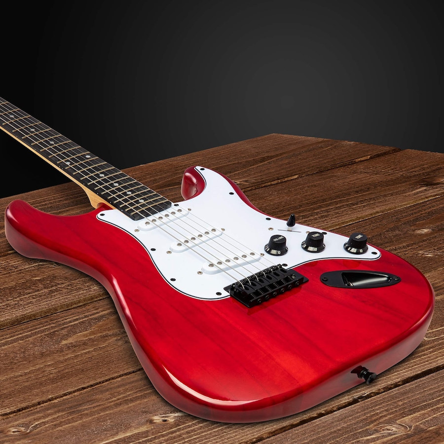 Image 891122_ALTMORE14.jpg, Product 891-122 / Price $239.99, LyxPro Electric Guitar Kit, 39” Electric Guitar with Amp & Electric Guitar Accessories, Sunburst from LyxPro on TSC.ca's Toys & Hobbies department