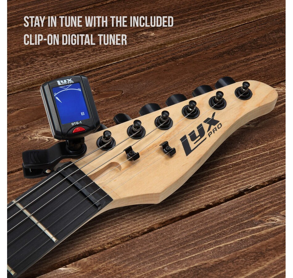 Image 891122_ALTMORE5.jpg, Product 891-122 / Price $239.99, LyxPro Electric Guitar Kit, 39” Electric Guitar with Amp & Electric Guitar Accessories, Sunburst from LyxPro on TSC.ca's Toys & Hobbies department