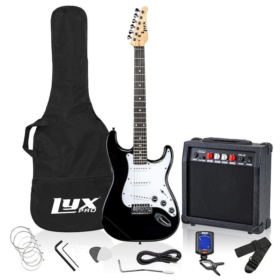 Image 891122_ST02.jpg, Product 891-122 / Price $239.99, LyxPro Electric Guitar Kit, 39” Electric Guitar with Amp & Electric Guitar Accessories, Sunburst from LyxPro on TSC.ca's Toys & Hobbies department