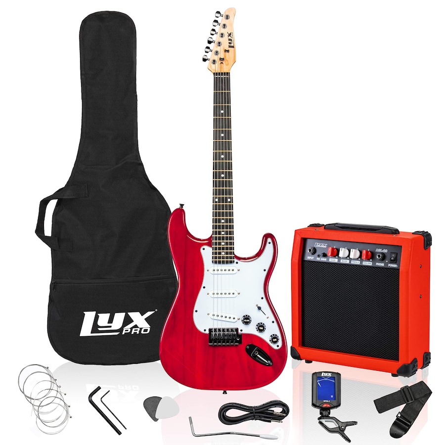 Image 891122_ST03.jpg, Product 891-122 / Price $239.99, LyxPro Electric Guitar Kit, 39” Electric Guitar with Amp & Electric Guitar Accessories, Sunburst from LyxPro on TSC.ca's Toys & Hobbies department