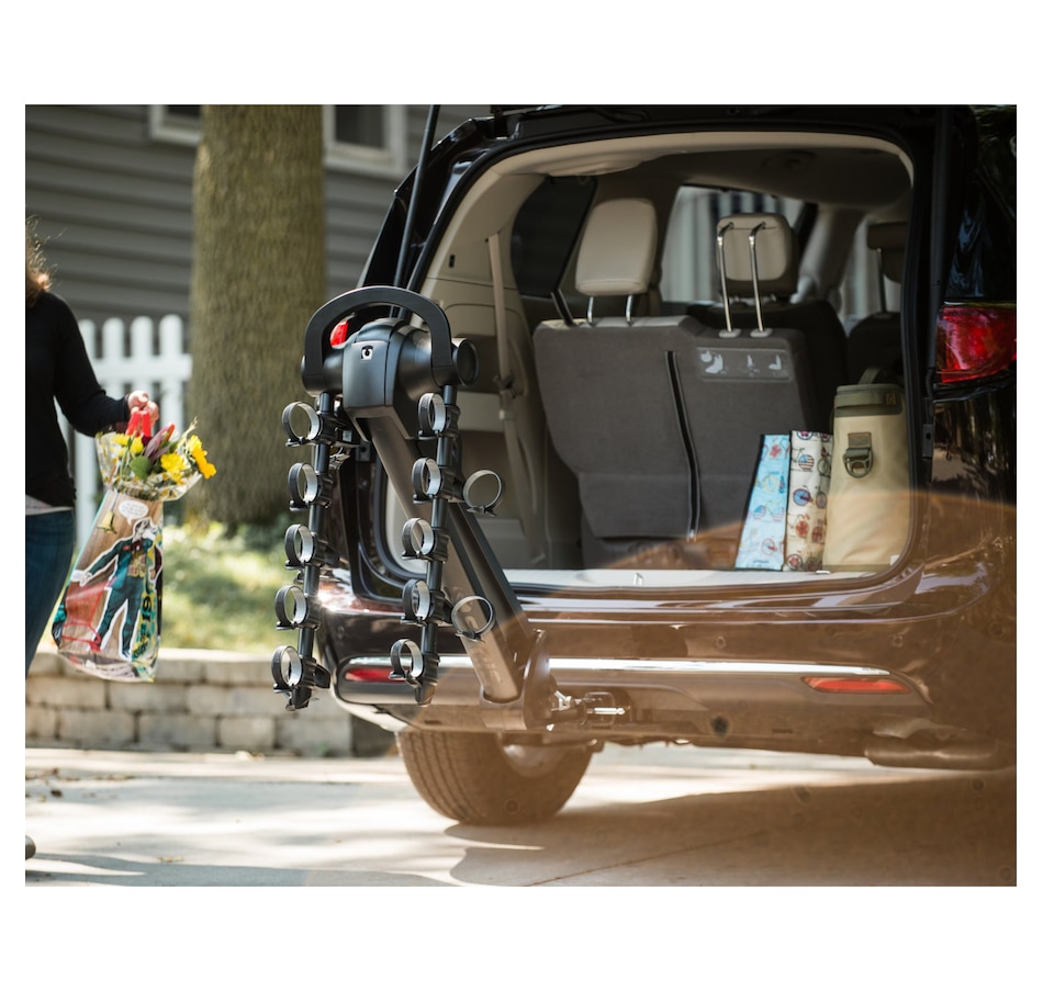 Image 891127_ALTMORE14.jpg, Product 891-127 / Price $701.99, Saris Glide EX Hitch Bike Rack - One-handed Trigger Release Glide Operation 4 Bike Hitch Rack from Saris on TSC.ca's Health & Fitness department