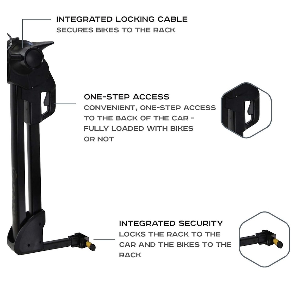 Image 891127_ALTMORE4.jpg, Product 891-127 / Price $701.99, Saris Glide EX Hitch Bike Rack - One-handed Trigger Release Glide Operation 4 Bike Hitch Rack from Saris on TSC.ca's Health & Fitness department
