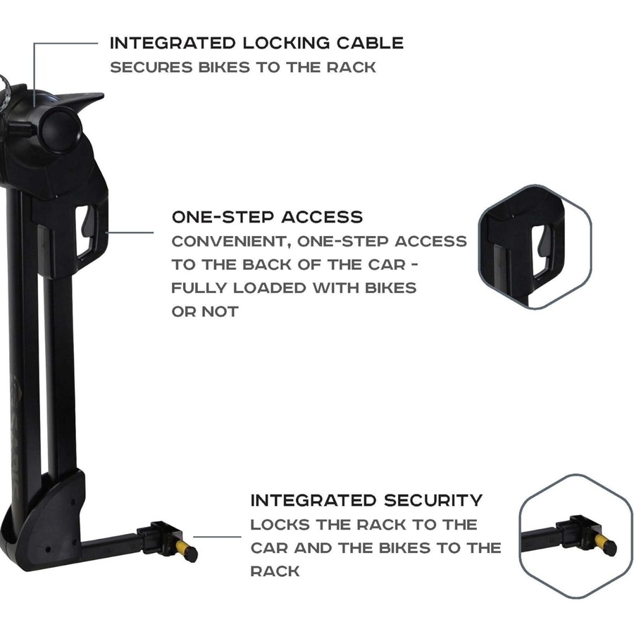 Image 891127_ALTMORE4.jpg, Product 891-127 / Price $701.99, Saris Glide EX Hitch Bike Rack - One-handed Trigger Release Glide Operation 4 Bike Hitch Rack from Saris on TSC.ca's Health & Fitness department