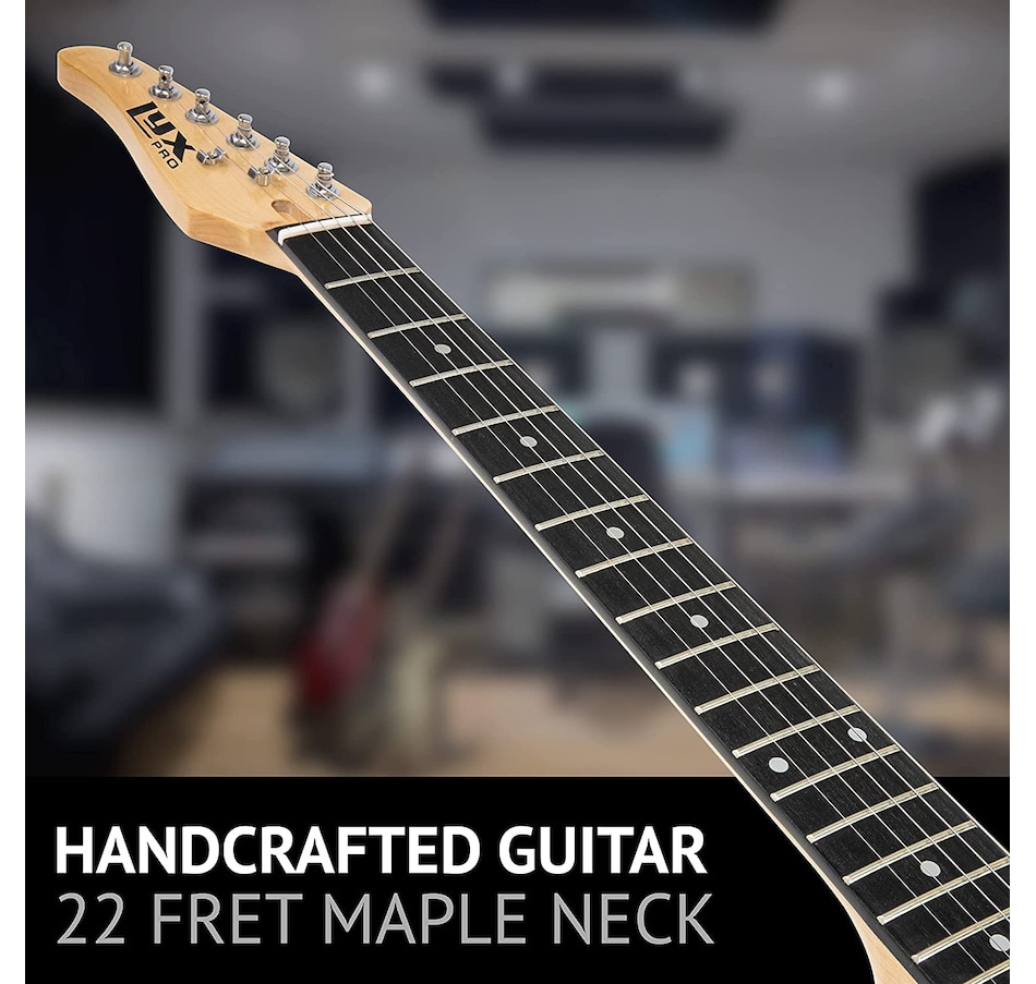 Image 891144_ALTMORE12.jpg, Product 891-144 / Price $189.99, LyxPro 39” Left Handed Electric Guitar TL Series, Solid Body Guitar with 3-Way Switch - Natural from LyxPro on TSC.ca's Toys & Hobbies department
